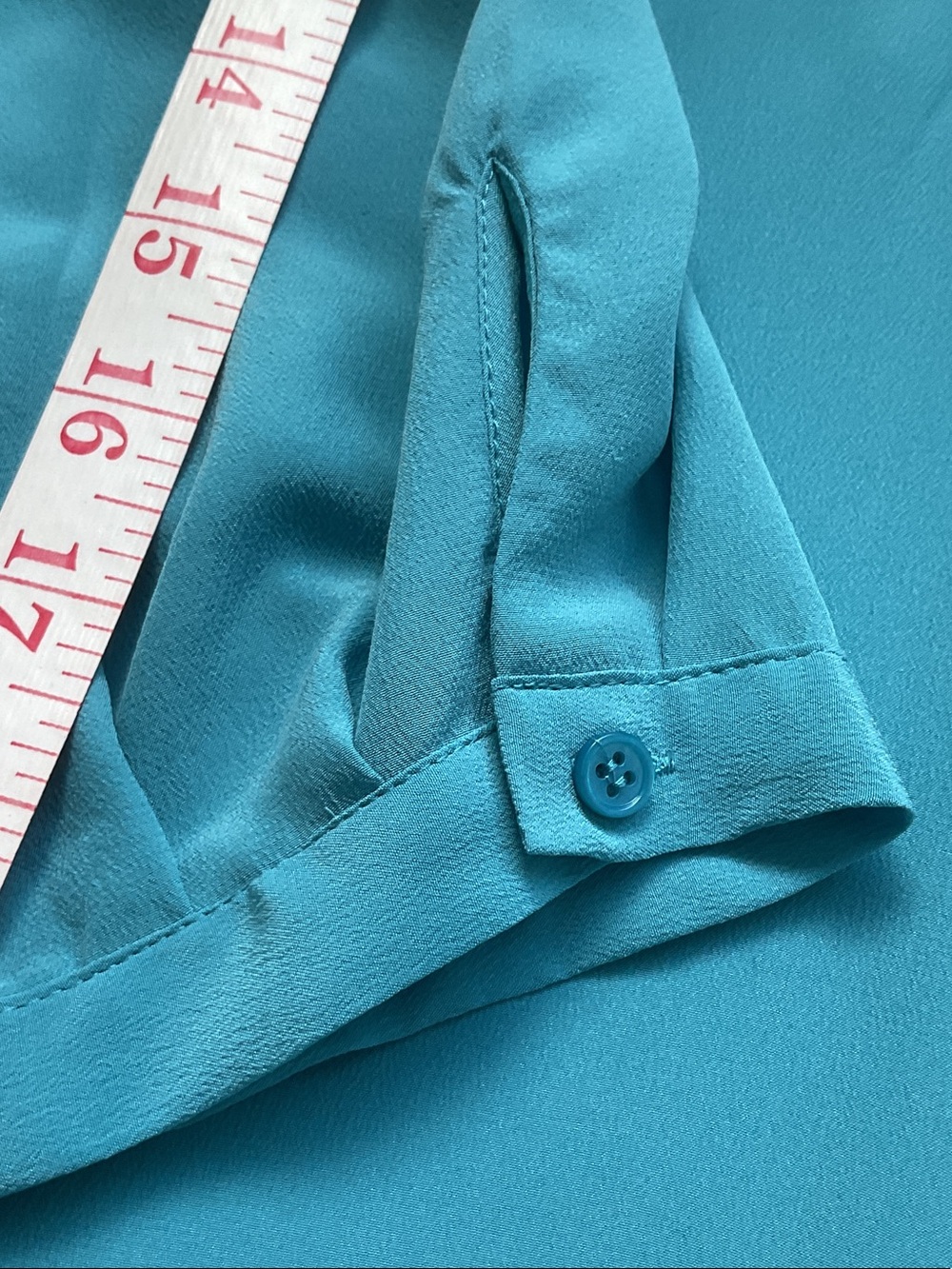Joie V-Neck 100% Silk Long Sleeve Blouse - Picture 11 of 11